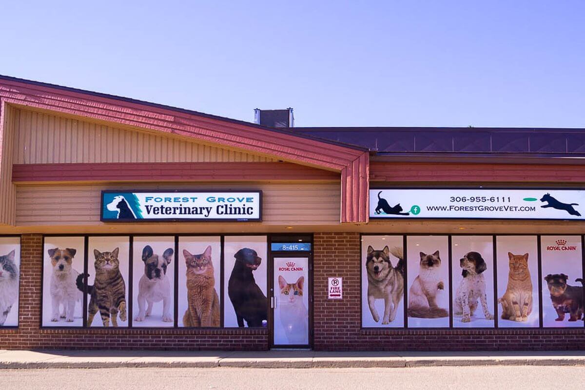 Clinic exterior and signage